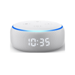 Amazon Echo Dot 3 with clock