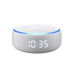 Amazon Echo Dot 3 with clock