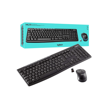 Logitech Wireless Keyboard & Mouse Mk270 - Zinko Nigeria