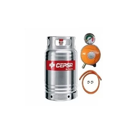 Cepsa Gas Cylinder 12:5kg With Meter Regulator,hose & Clips Gas Cylinder