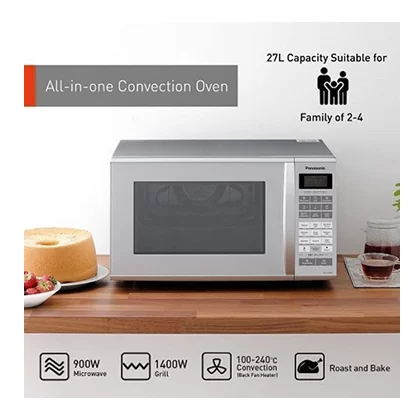 Panasonic 27L 900W, 1400W Grill 131 Auto Cook Menu Microwave Oven Microwave