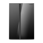 Panasonic 510L Mirror Glass Finish, Side By Side Door Refrigerator