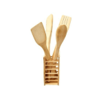 Wooden Spoons Set And Mortar & Pestle