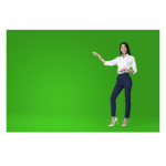 Green Screen Backdrop Camera Background (10'' X 10'')