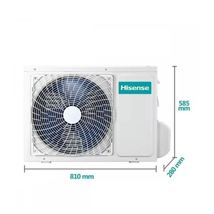 Hisense 2hp Black Mirror Artcool Split Air Condition AS12TFB + Kit