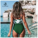 Women Sexy V-neck Padded Cups Beach Wear