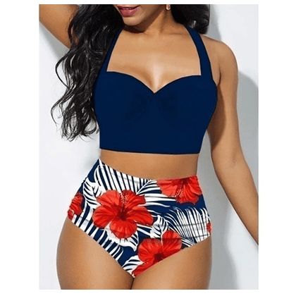 Women's Sexy Push Up High Waist Bikini Set