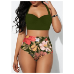 New Women's Sexy Push Up High Waist Bikini Set