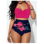 New Women's Sexy Push Up High Waist Bikini Set