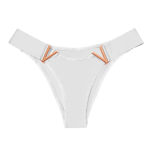 Women Seamless Stretch Thong Panties Underwear - White