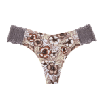 Women's Low Waist G String Sexy Flower Panties