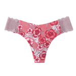 Women's Low Waist G String Sexy Flower Panties