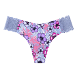 Women's Low Waist G String Sexy Flower Panties