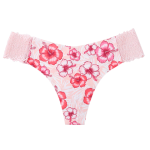 Women's Low Waist G String Sexy Flower Panties