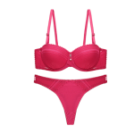 New Design Women's sexy thong bra & Panty set - Red