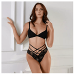 Sexy Thong Women's Low Waist See-Through Panties