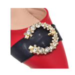 Women's Beautiful Rhinestone Party Shoe & Bag