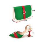 Women's Beautiful Rhinestone Party Shoe & Bag