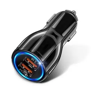 18 Watts Universal Car Charger with Dual USB
