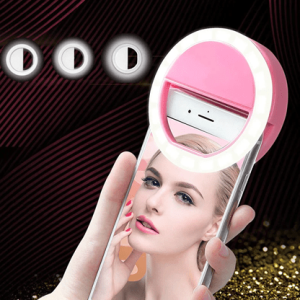 Mobile Phone Selfie Ring Lens 3-level Brightness Light