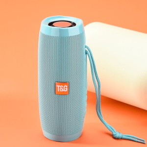 T&G157 Portable  Bluetooth Speaker with Light Show - Green