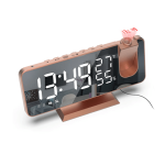 Clock Projector white rose gold