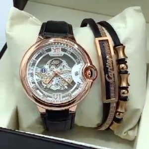 Men Cartier Wristwatch Set