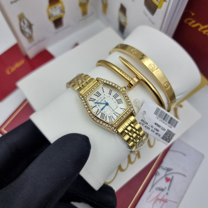 Cartier Ladies Set Wristwatch