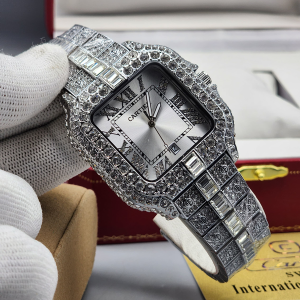 Cartier Stunning Beautiful Design Stone Wristwatch