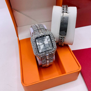 Stonning Cartier Set Wristwatch