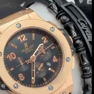 Affordable Hublot Leather Wristwatch