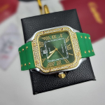 Cartier Quality Designed Leather Analog Wristwatch