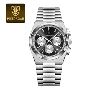 Poedegar Active Chronograph Strong Luminous Luxury Wristwatch