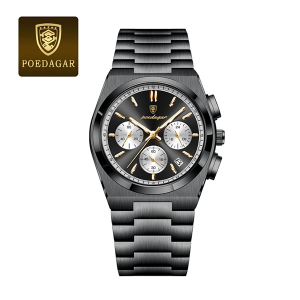 Poedegar Active Chronograph Strong Luminous Luxury Wristwatch