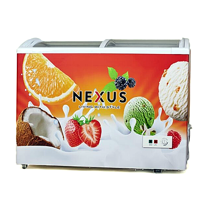 Nexus 226L showcase freezer display chest freezer for shop