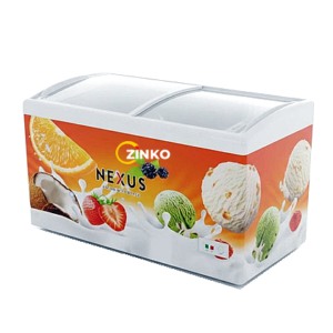 Nexus 355L Transparent Door Showcase Chest Freezer NX355Q-TF