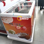 Nexus NX-455Q-TF Glass Top Display Freezer